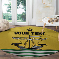 Personalized Lisbon Portugal Round Carpet Flag Style - Wonder Print Shop
