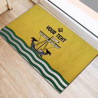 Personalized Lisbon Portugal Rubber Doormat Flag Style - Wonder Print Shop