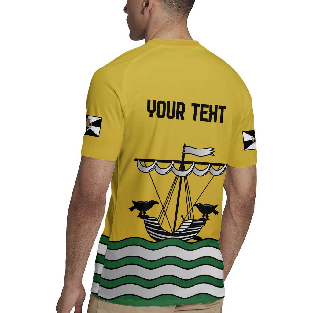 Personalized Lisbon Portugal Rugby Jersey Flag Style - Wonder Print Shop