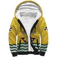 Personalized Lisbon Portugal Sherpa Hoodie Flag Style - Wonder Print Shop