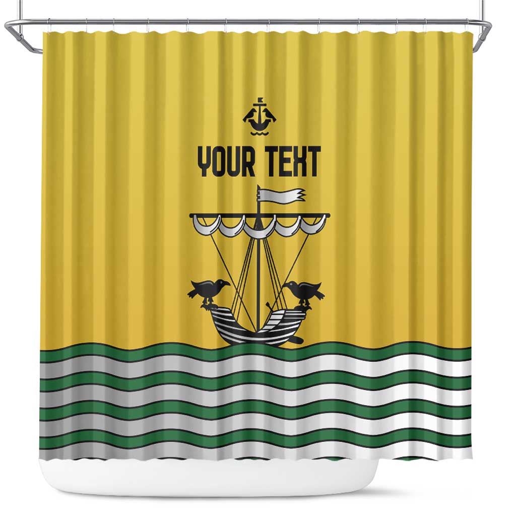 Personalized Lisbon Portugal Shower Curtain Flag Style - Wonder Print Shop