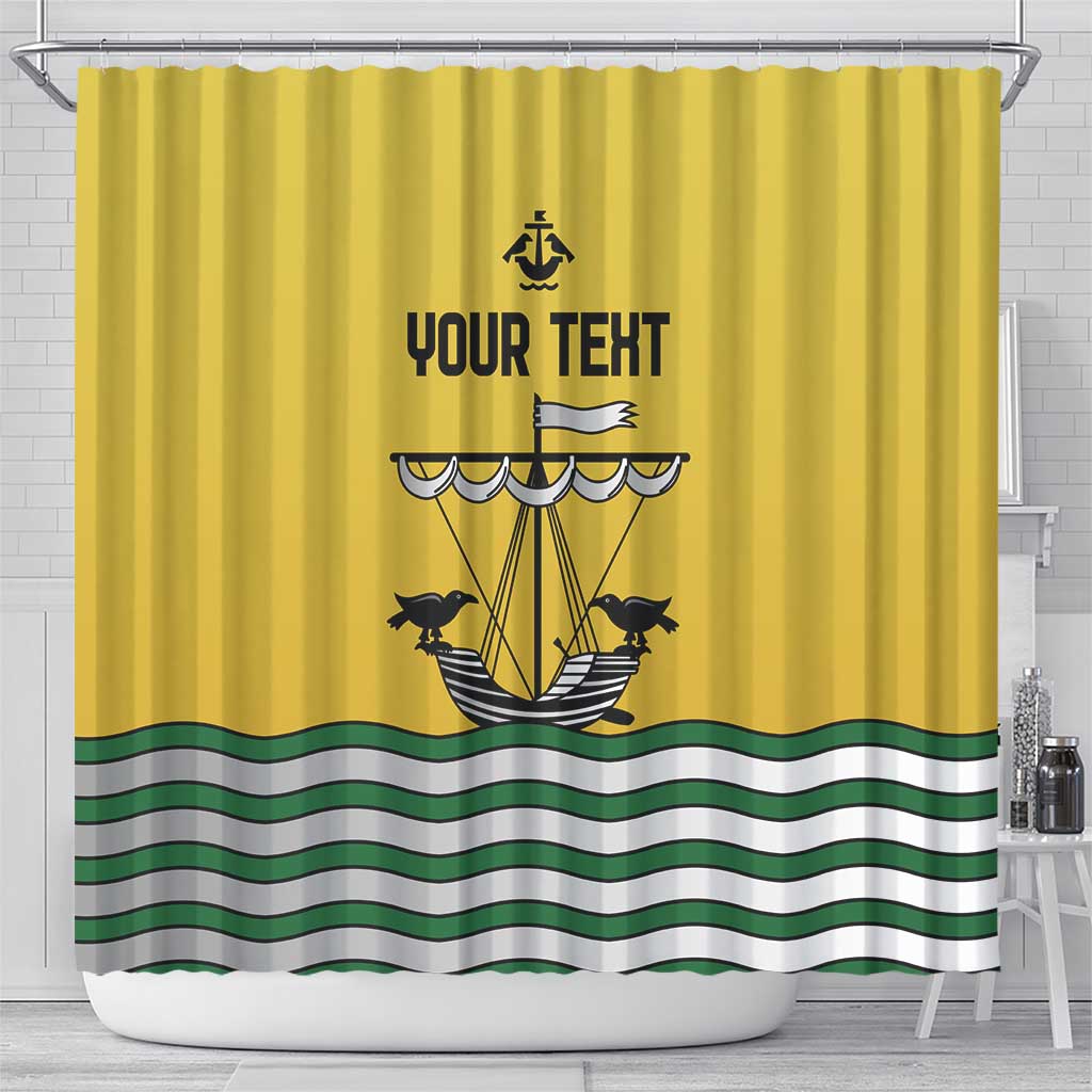 Personalized Lisbon Portugal Shower Curtain Flag Style - Wonder Print Shop