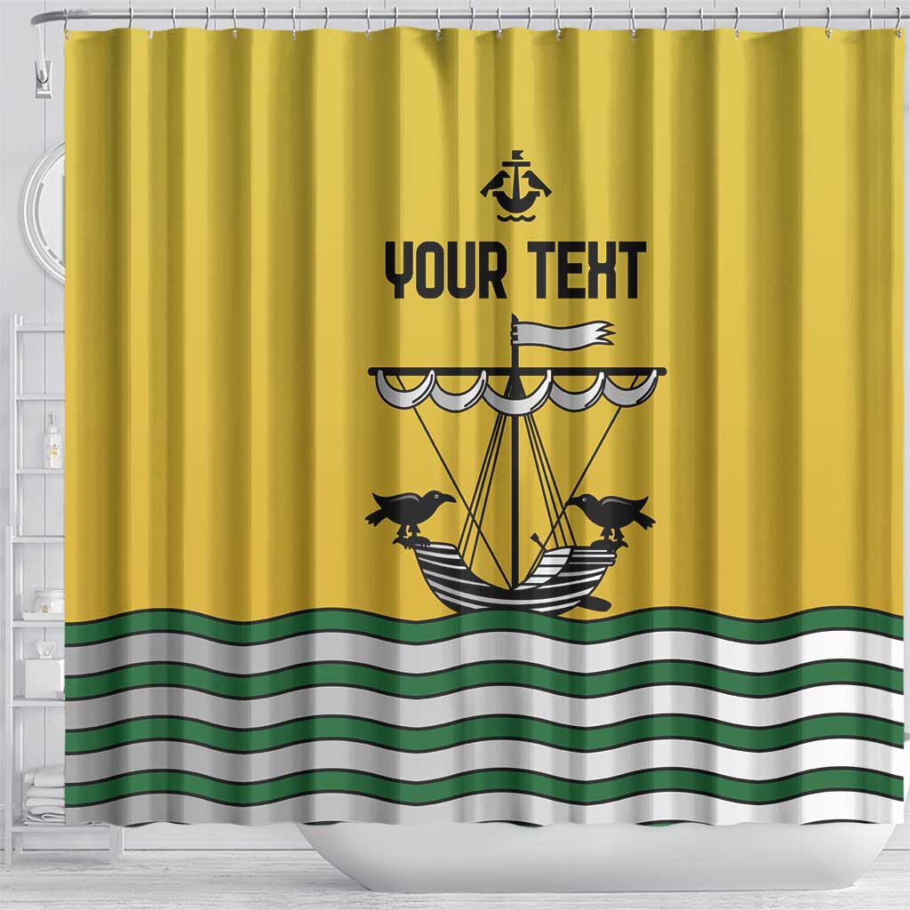 Personalized Lisbon Portugal Shower Curtain Flag Style - Wonder Print Shop