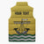 Personalized Lisbon Portugal Sleeveless Puffer Jacket Flag Style - Wonder Print Shop