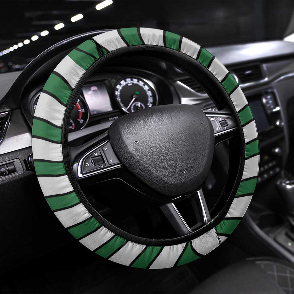Lisbon Portugal Steering Wheel Cover Flag Style - Wonder Print Shop