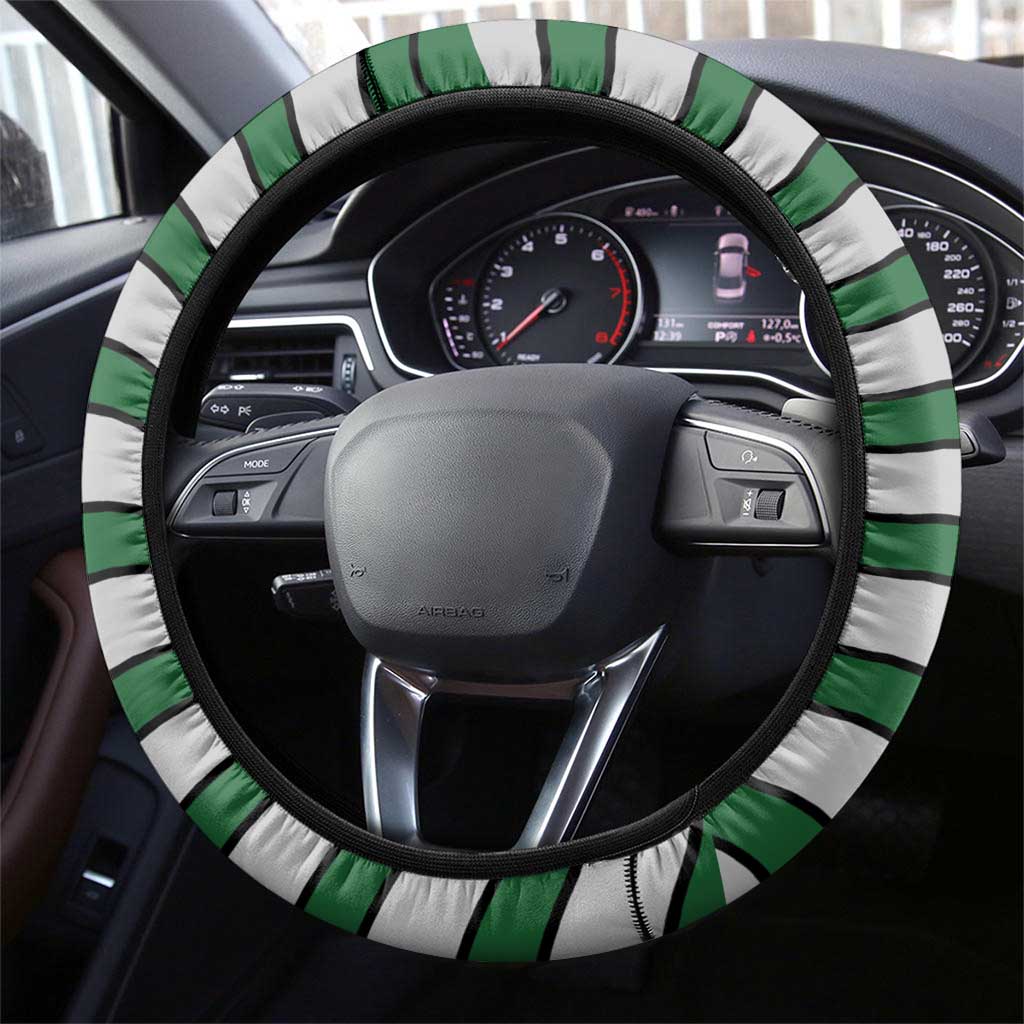 Lisbon Portugal Steering Wheel Cover Flag Style - Wonder Print Shop