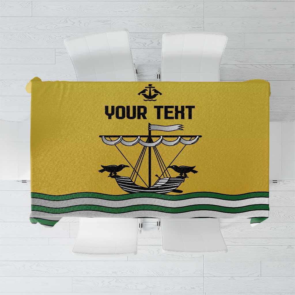 Personalized Lisbon Portugal Tablecloth Flag Style - Wonder Print Shop