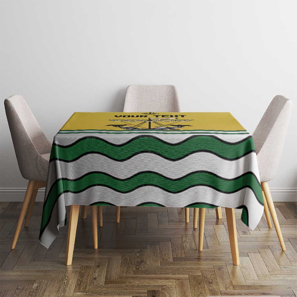 Personalized Lisbon Portugal Tablecloth Flag Style - Wonder Print Shop
