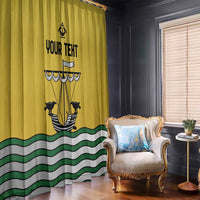 Personalized Lisbon Portugal Window Curtain Flag Style - Wonder Print Shop