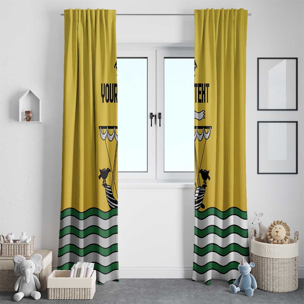 Personalized Lisbon Portugal Window Curtain Flag Style - Wonder Print Shop