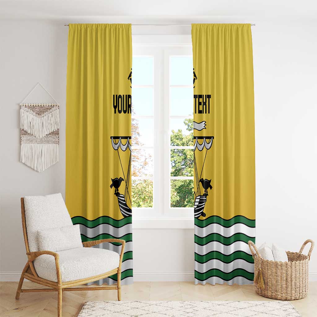 Personalized Lisbon Portugal Window Curtain Flag Style - Wonder Print Shop