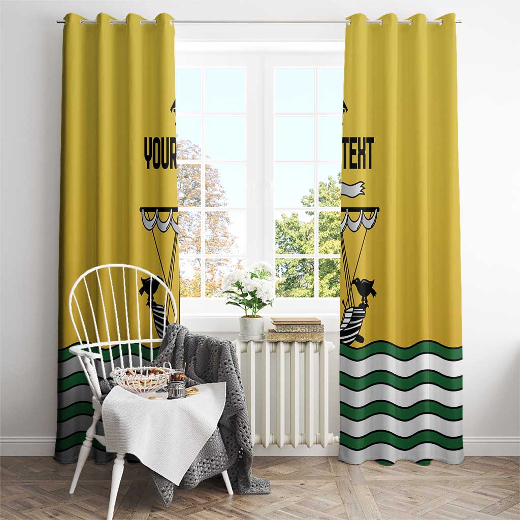 Personalized Lisbon Portugal Window Curtain Flag Style - Wonder Print Shop