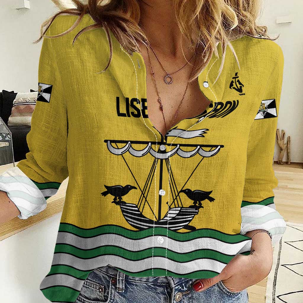 Personalized Lisbon Portugal Women Casual Shirt Flag Style - Wonder Print Shop