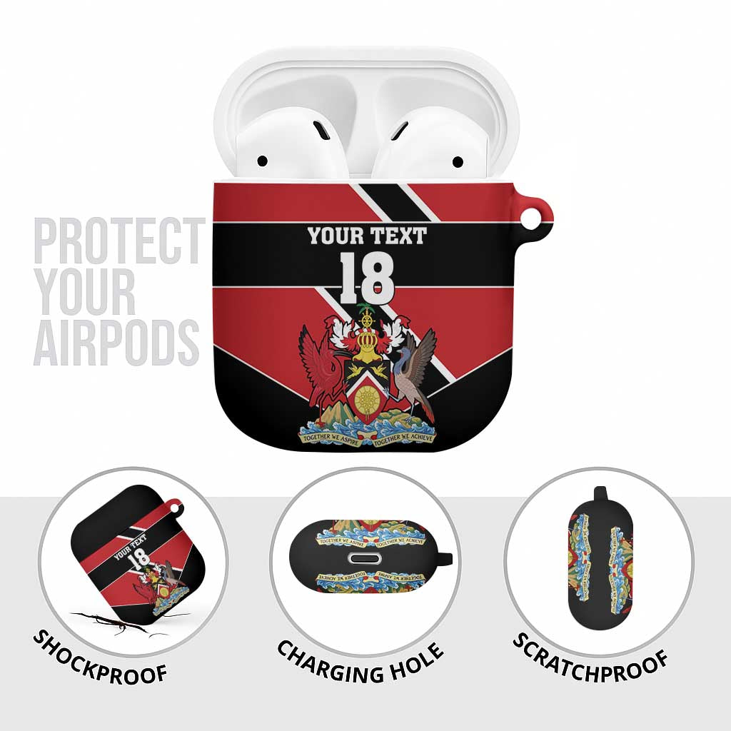 Custom Trinidad and Tobago AirPods Case Together We Aspire Together We Achieve - Wonder Print Shop