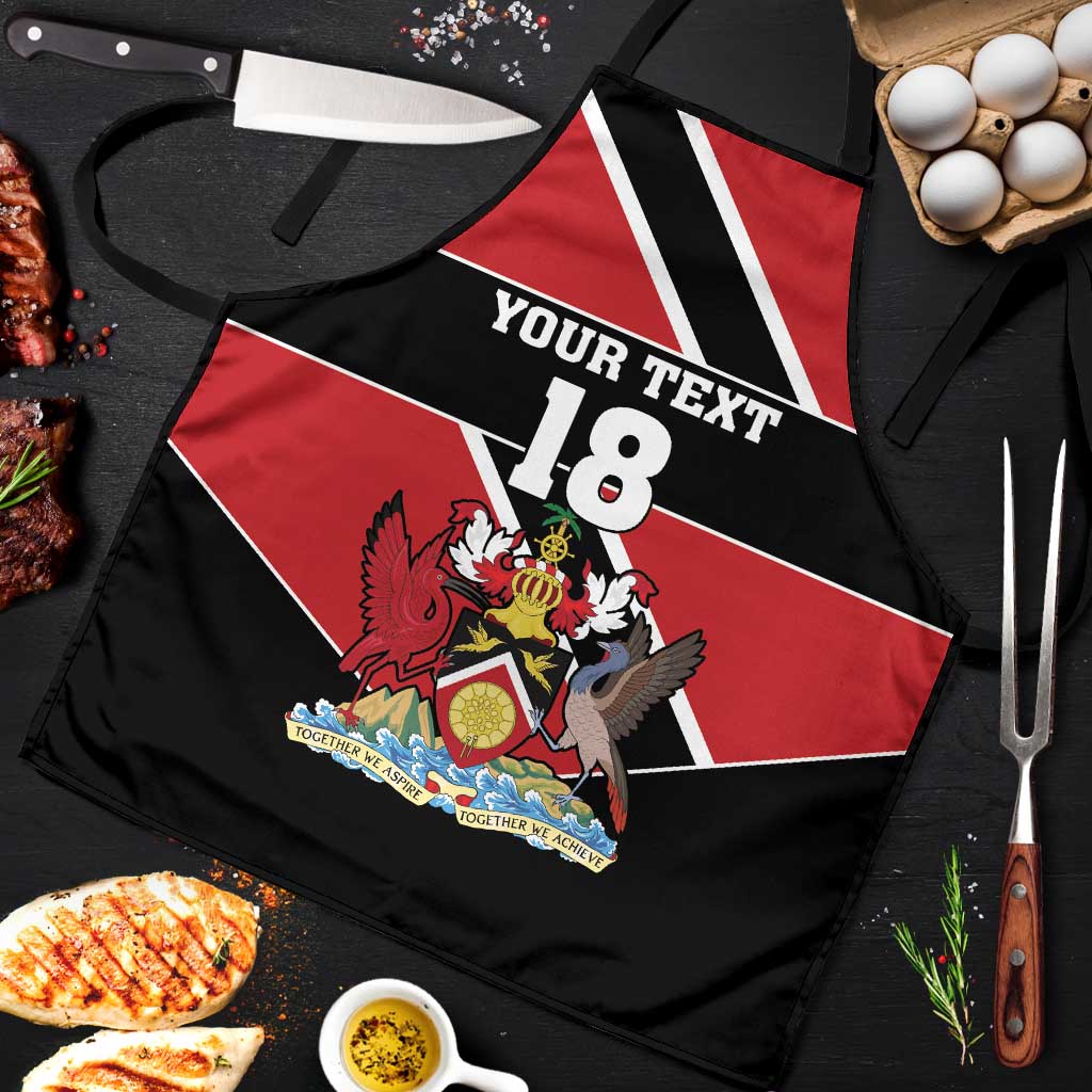 Custom Trinidad and Tobago Apron Together We Aspire Together We Achieve - Wonder Print Shop