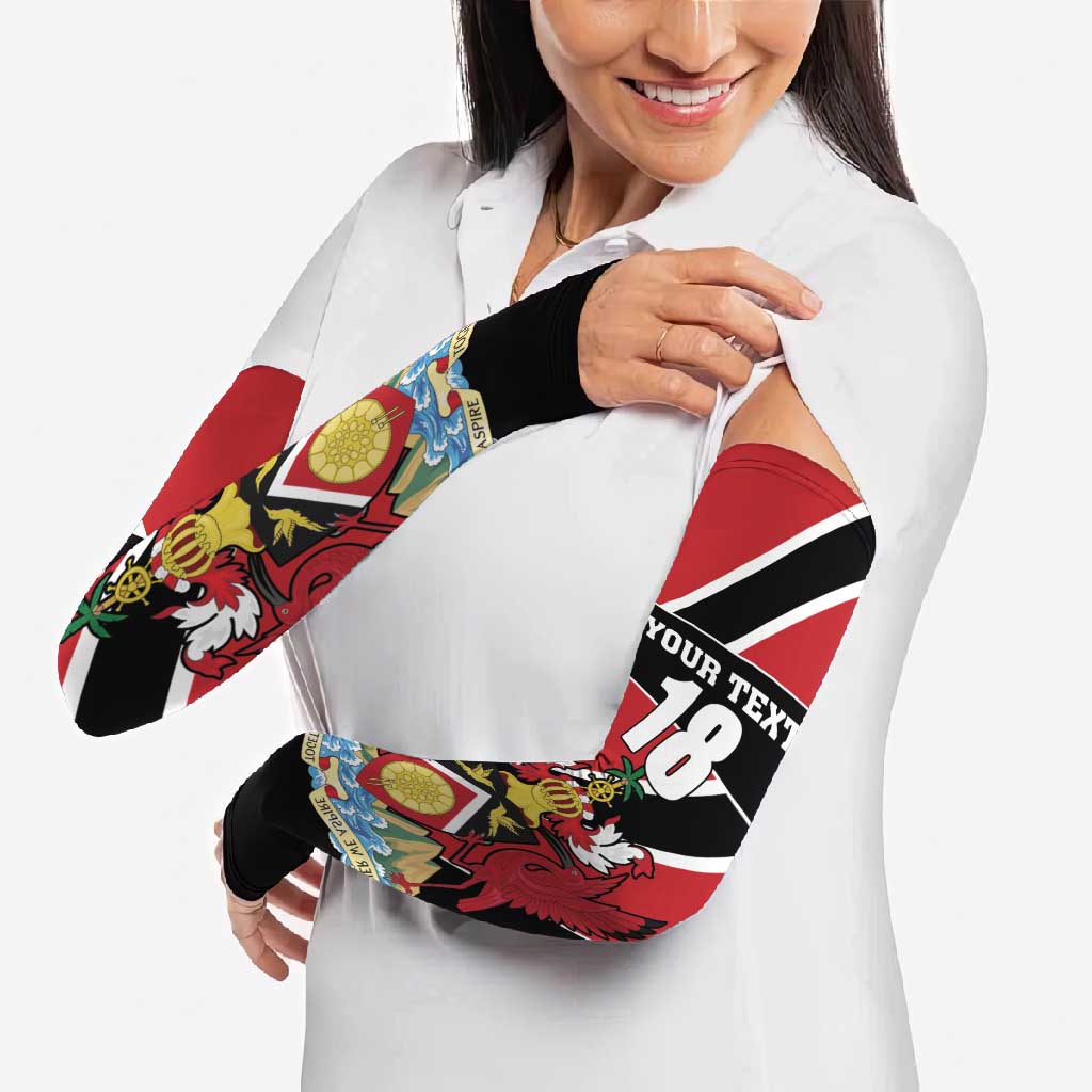 Custom Trinidad and Tobago Arm Sleeves Together We Aspire Together We Achieve - Wonder Print Shop