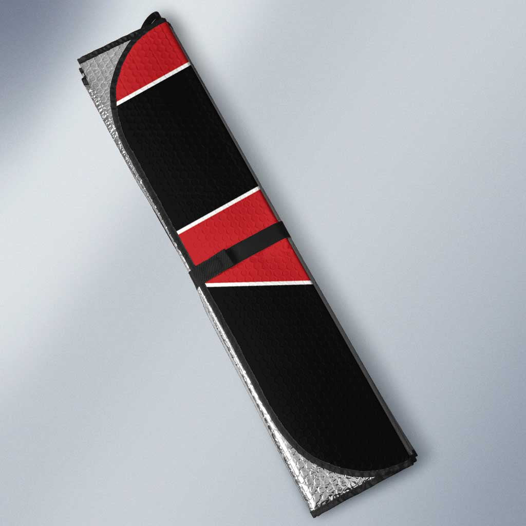 Custom Trinidad and Tobago Auto Sun Shade Together We Aspire Together We Achieve - Wonder Print Shop