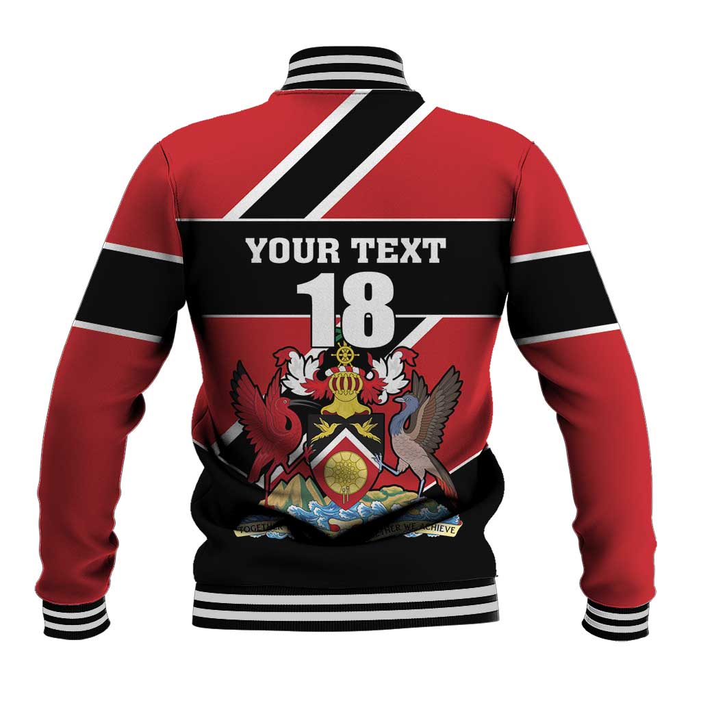Custom Trinidad and Tobago Baseball Jacket Together We Aspire Together We Achieve - Wonder Print Shop