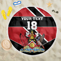 Custom Trinidad and Tobago Beach Blanket Together We Aspire Together We Achieve - Wonder Print Shop