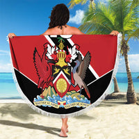 Custom Trinidad and Tobago Beach Blanket Together We Aspire Together We Achieve - Wonder Print Shop