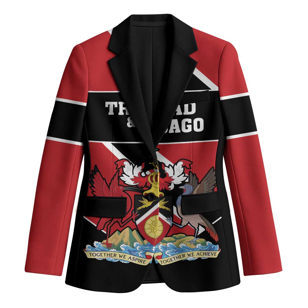 Custom Trinidad and Tobago Blazer Together We Aspire Together We Achieve - Wonder Print Shop