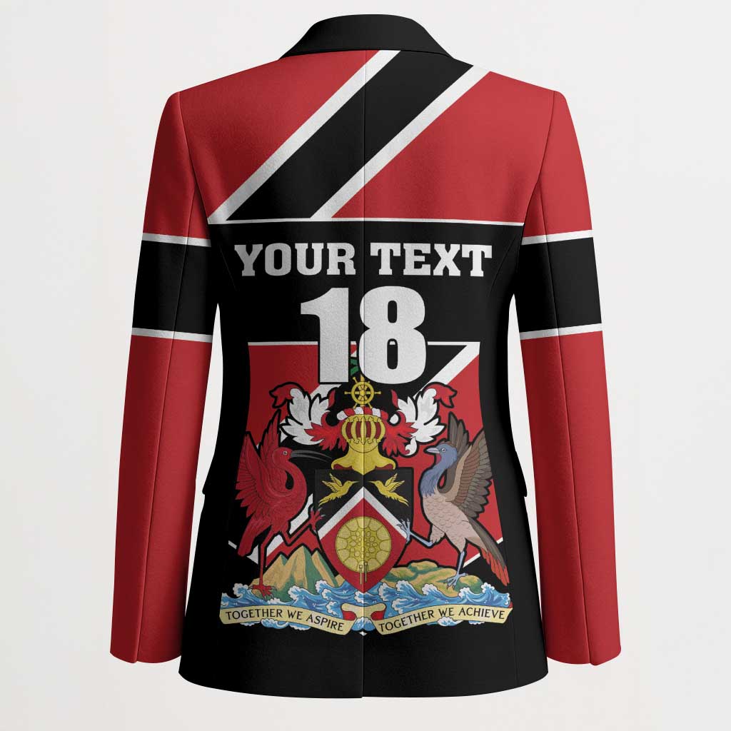 Custom Trinidad and Tobago Blazer Together We Aspire Together We Achieve - Wonder Print Shop