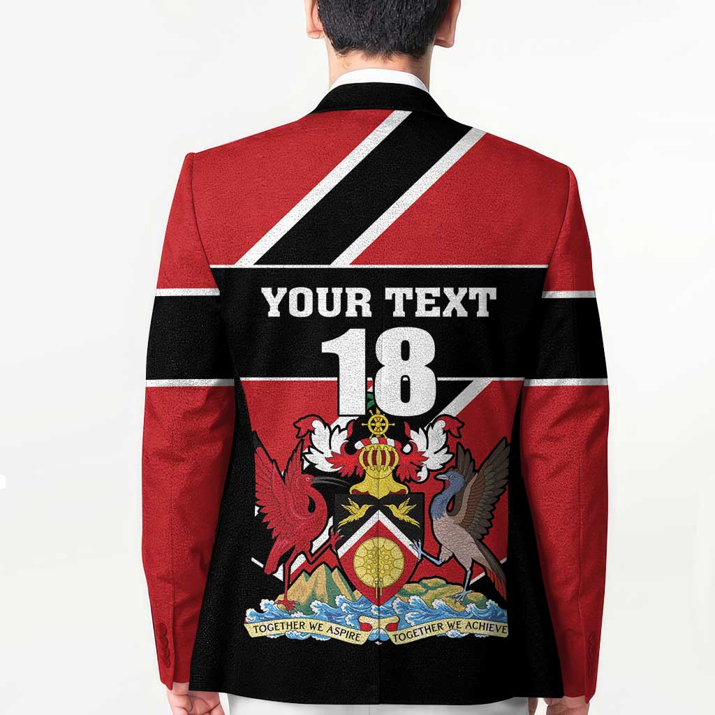Custom Trinidad and Tobago Blazer Together We Aspire Together We Achieve - Wonder Print Shop