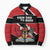 Custom Trinidad and Tobago Bomber Puffer Jacket Together We Aspire Together We Achieve - Wonder Print Shop
