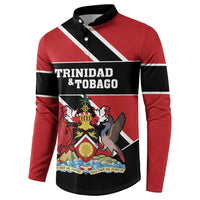 Custom Trinidad and Tobago Button Sweatshirt Together We Aspire Together We Achieve - Wonder Print Shop