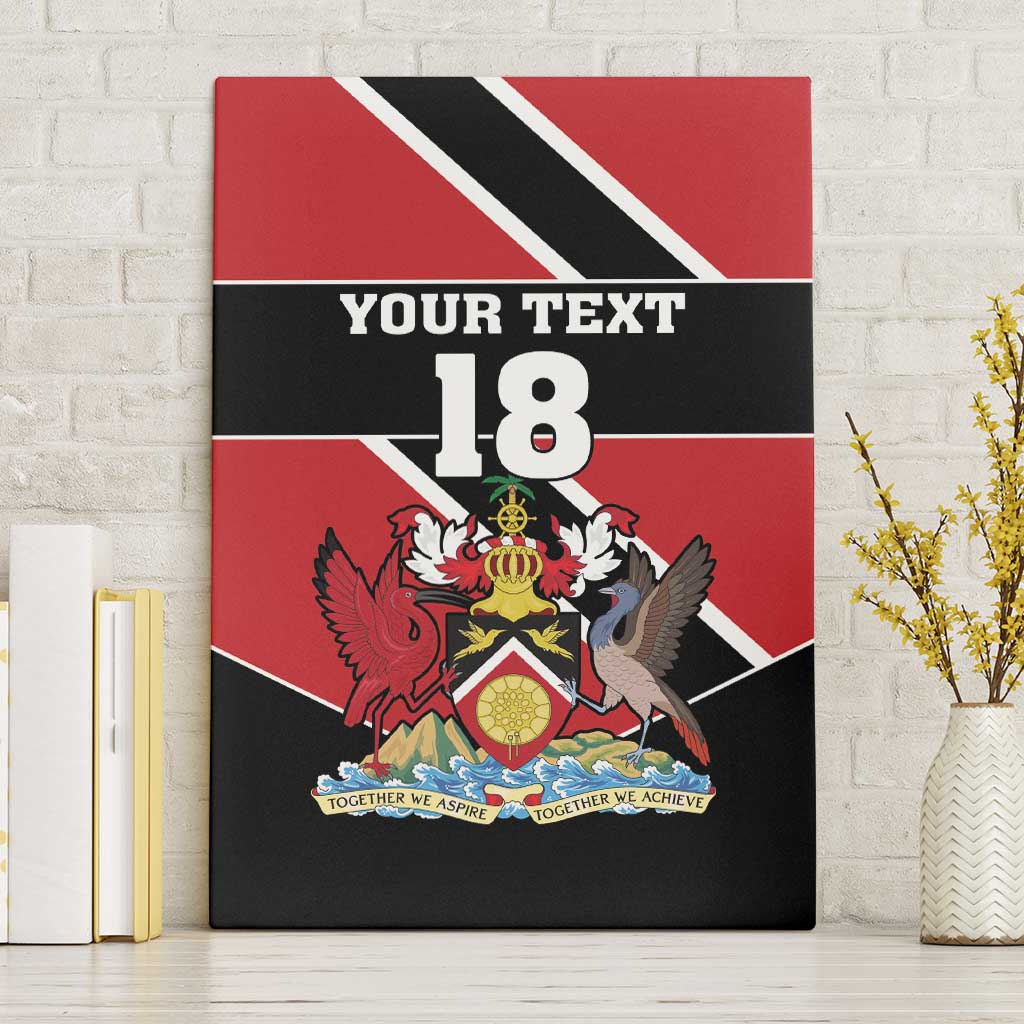 Custom Trinidad and Tobago Canvas Wall Art Together We Aspire Together We Achieve - Wonder Print Shop