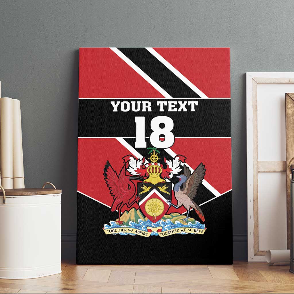 Custom Trinidad and Tobago Canvas Wall Art Together We Aspire Together We Achieve - Wonder Print Shop