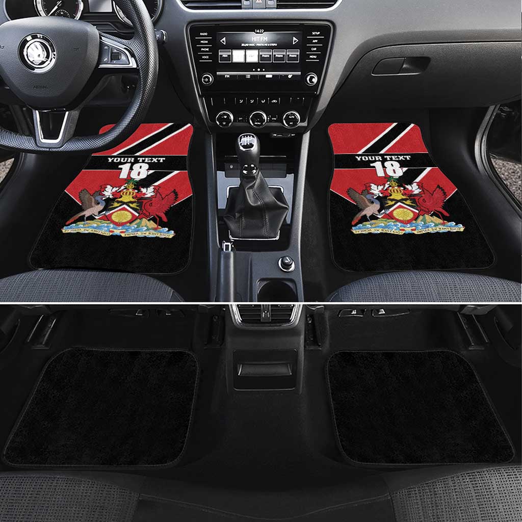 Custom Trinidad and Tobago Car Mats Together We Aspire Together We Achieve - Wonder Print Shop