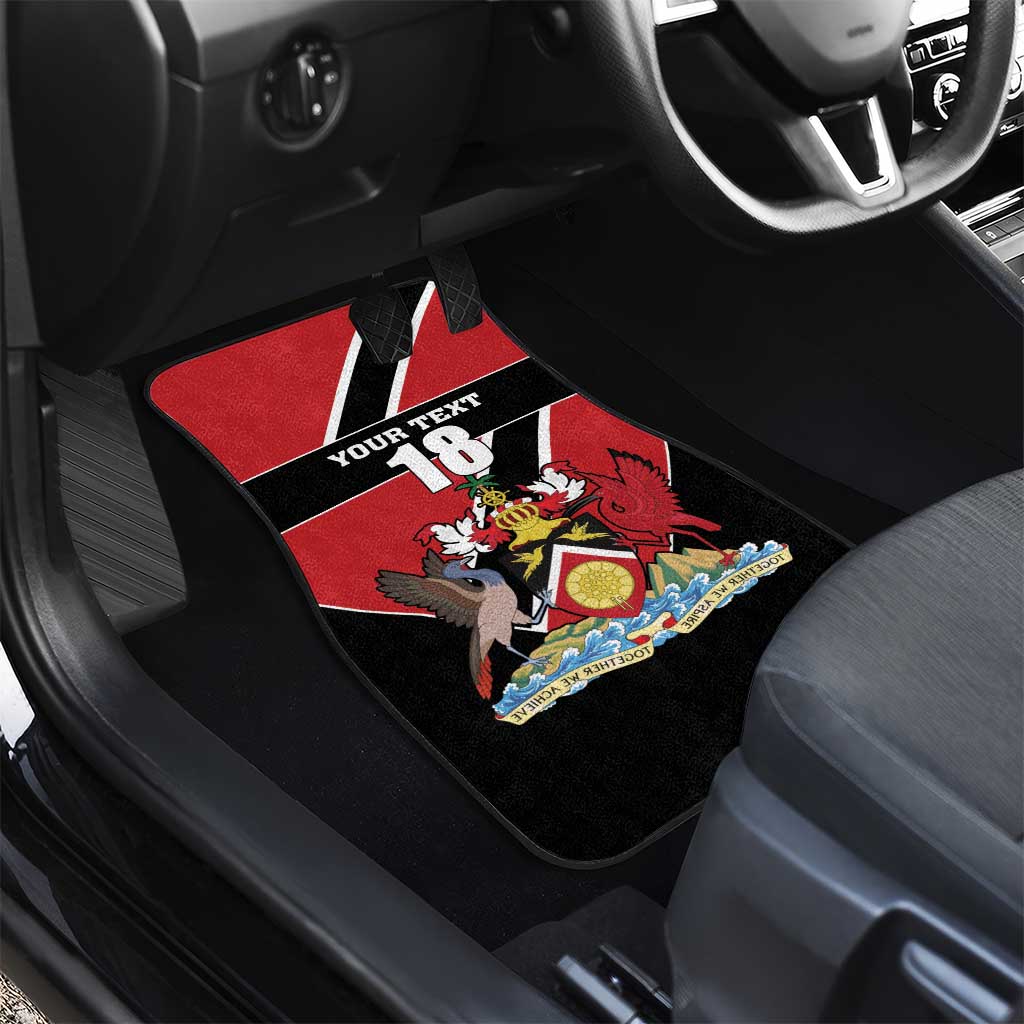 Custom Trinidad and Tobago Car Mats Together We Aspire Together We Achieve - Wonder Print Shop
