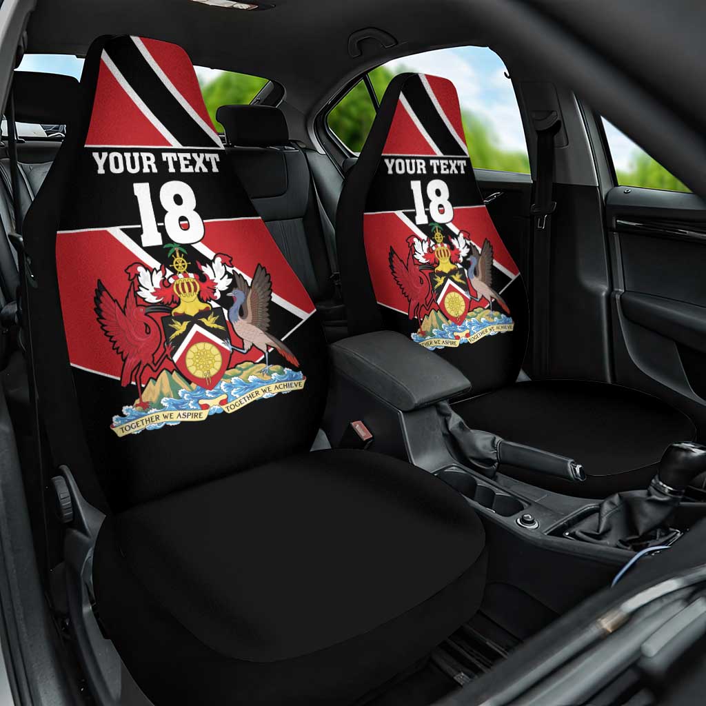 Custom Trinidad and Tobago Car Seat Cover Together We Aspire Together We Achieve - Wonder Print Shop
