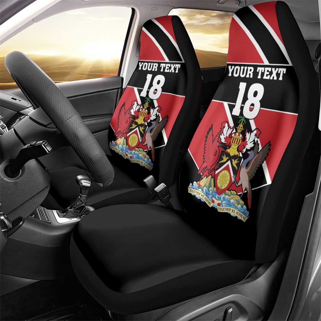 Custom Trinidad and Tobago Car Seat Cover Together We Aspire Together We Achieve - Wonder Print Shop