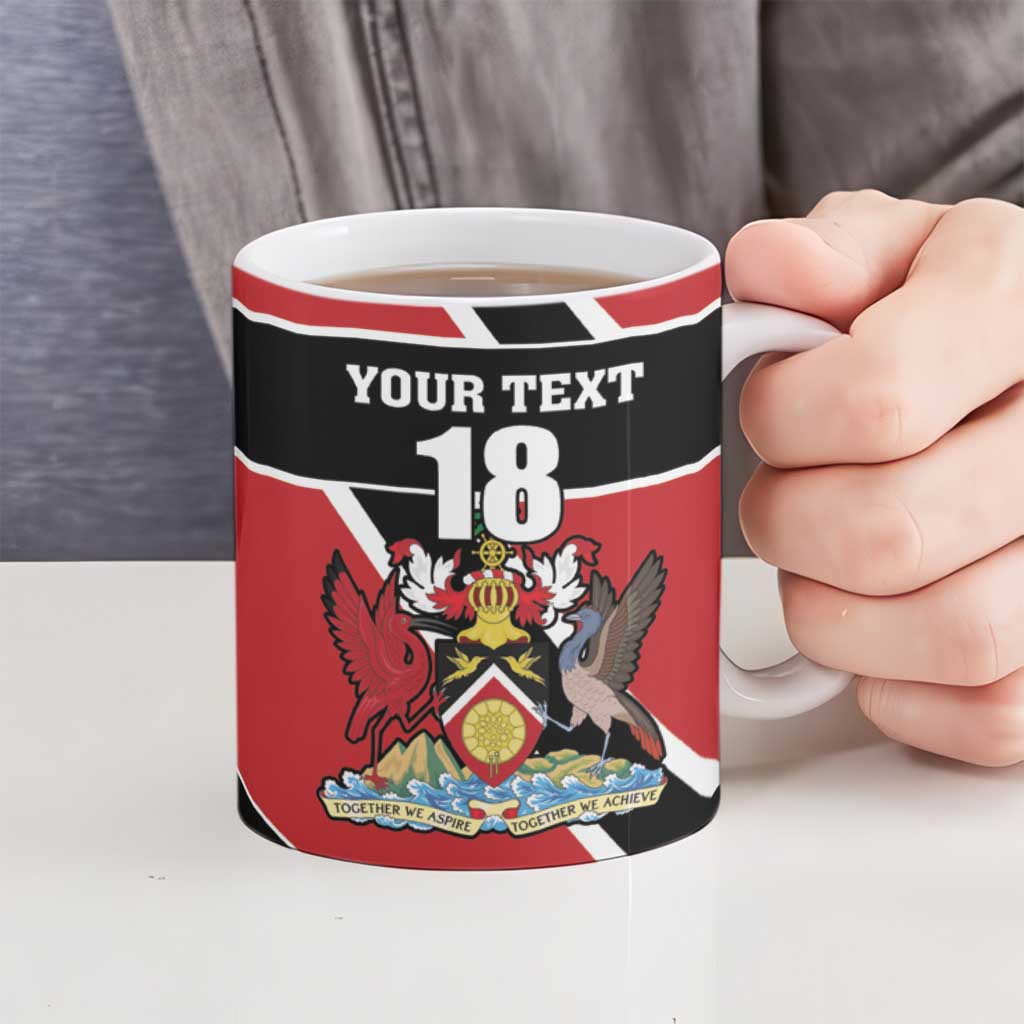 Custom Trinidad and Tobago Ceramic Mug Together We Aspire Together We Achieve - Wonder Print Shop