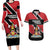 Custom Trinidad and Tobago Couples Matching Long Sleeve Bodycon Dress and Hawaiian Shirt Together We Aspire Together We Achieve - Wonder Print Shop