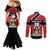 Custom Trinidad and Tobago Couples Matching Mermaid Dress and Long Sleeve Button Shirt Together We Aspire Together We Achieve - Wonder Print Shop