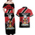 Custom Trinidad and Tobago Couples Matching Off Shoulder Maxi Dress and Hawaiian Shirt Together We Aspire Together We Achieve - Wonder Print Shop