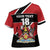 Custom Trinidad and Tobago Cross Shoulder Shirt Together We Aspire Together We Achieve - Wonder Print Shop