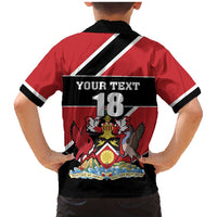 Custom Trinidad and Tobago Family Matching Mermaid Dress and Hawaiian Shirt Together We Aspire Together We Achieve - Wonder Print Shop