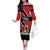 Custom Trinidad and Tobago Family Matching Off The Shoulder Long Sleeve Dress and Hawaiian Shirt Together We Aspire Together We Achieve - Wonder Print Shop