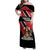 Custom Trinidad and Tobago Family Matching Off Shoulder Maxi Dress and Hawaiian Shirt Together We Aspire Together We Achieve - Wonder Print Shop