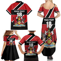 Custom Trinidad and Tobago Family Matching Summer Maxi Dress and Hawaiian Shirt Together We Aspire Together We Achieve - Wonder Print Shop