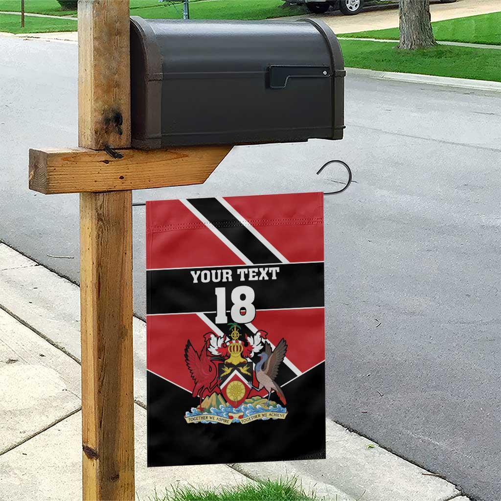 Custom Trinidad and Tobago Garden Flag Together We Aspire Together We Achieve - Wonder Print Shop