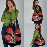 Custom Trinidad and Tobago Grocery Bag Together We Aspire Together We Achieve - Wonder Print Shop