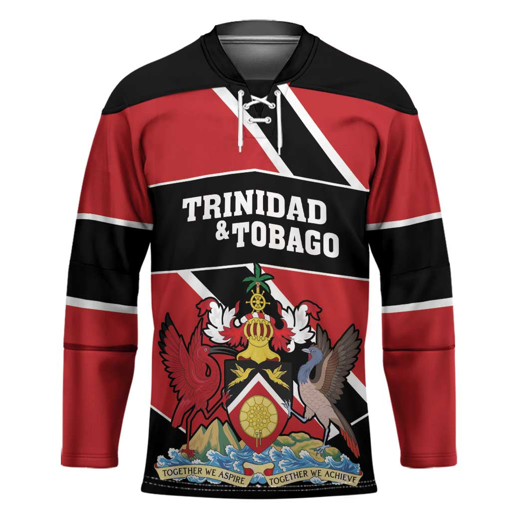Custom Trinidad and Tobago Hockey Jersey Together We Aspire Together We Achieve - Wonder Print Shop