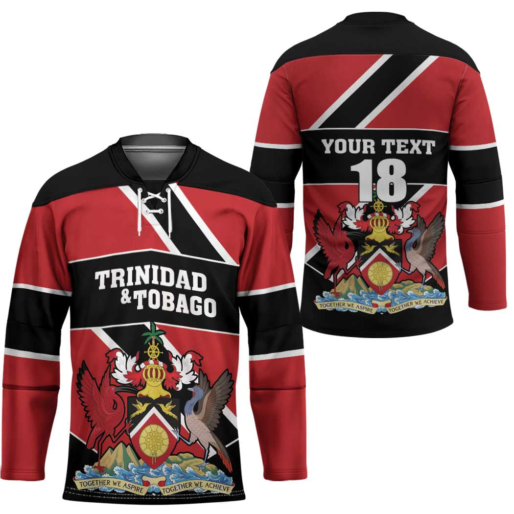 Custom Trinidad and Tobago Hockey Jersey Together We Aspire Together We Achieve - Wonder Print Shop