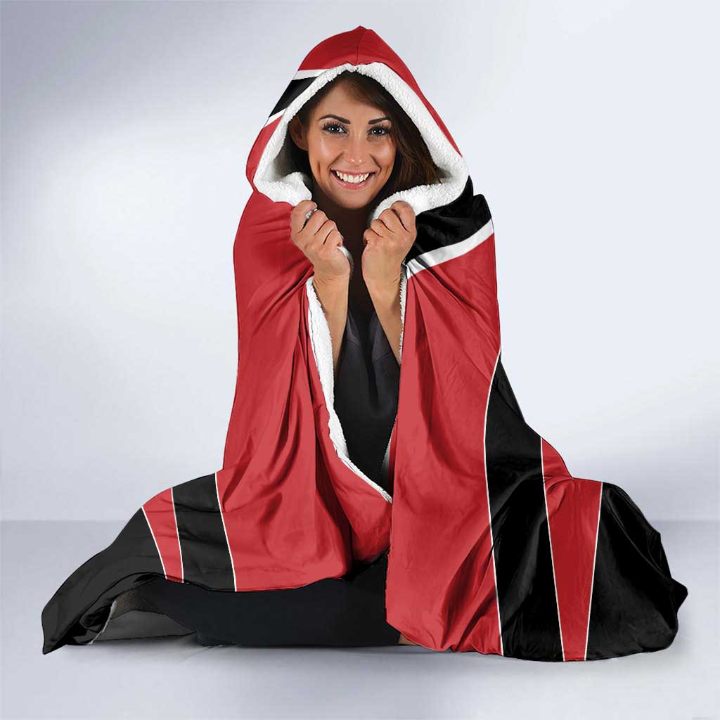 Custom Trinidad and Tobago Hooded Blanket Together We Aspire Together We Achieve - Wonder Print Shop