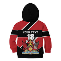 Custom Trinidad and Tobago Kid Hoodie Together We Aspire Together We Achieve - Wonder Print Shop
